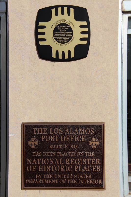 Los Alamos Post Office Marker image. Click for more information.