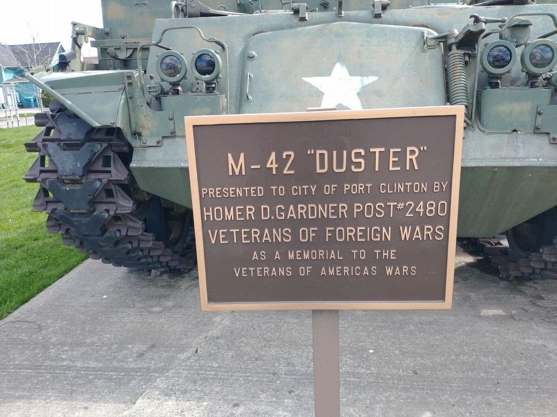 M-42 "Duster" Marker image. Click for full size.