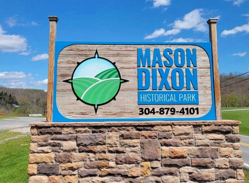 Mason-Dixon Historical Park Entrance Sign image. Click for full size.