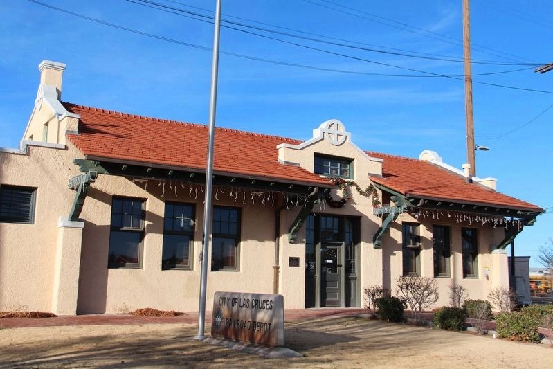 Las Cruces Railroad Depot image. Click for full size.