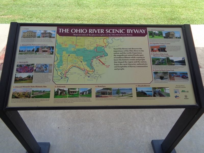 Ohio River Scenic Byway Marker image. Click for full size.