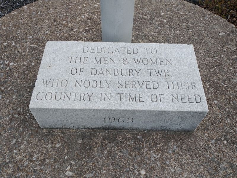 Danbury Township Veterans Memorial image. Click for full size.