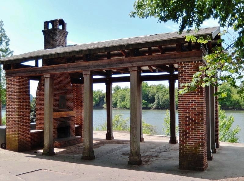 Boeckh Park Pavilion near the Savannah River image. Click for full size.