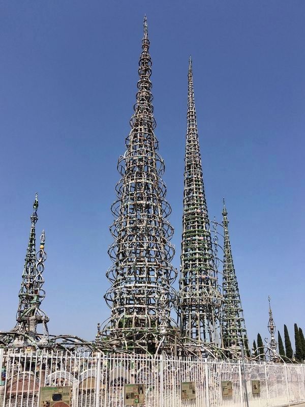Watts Towers and Marker Panels image. Click for full size.