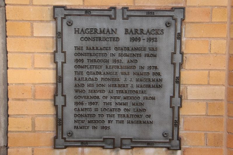 Hagerman Barracks Marker image. Click for full size.