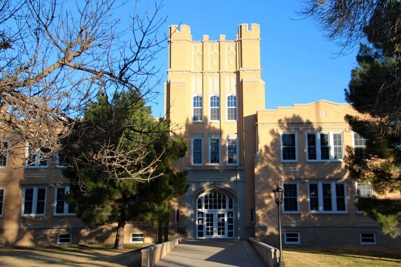 Willson Hall Marker. Click for full size. Willson Hall Marker image. Click for full size.