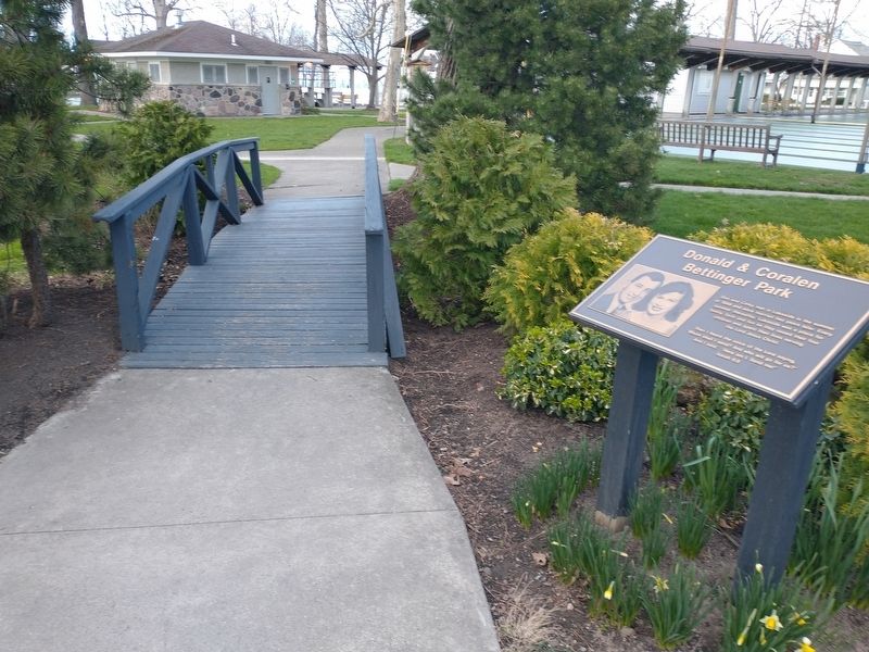 Donald & Coralen Bettinger Park Marker image. Click for full size.