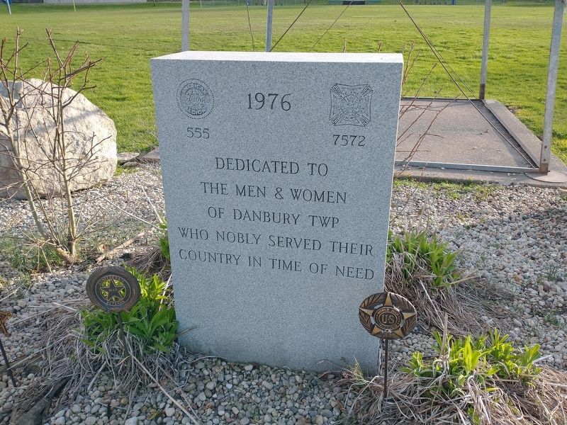 Danburry Township Veterans Memorial. Click for full size. Danburry Township Veterans Memorial image. Click for full size.