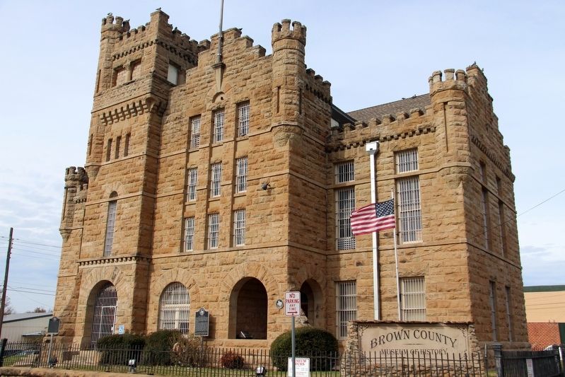 Brown County Jail Marker. Click for full size. Brown County Jail Marker image. Click for full size.