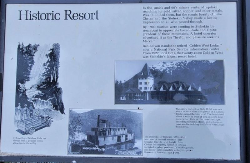 Historic Resort Marker image. Click for full size.