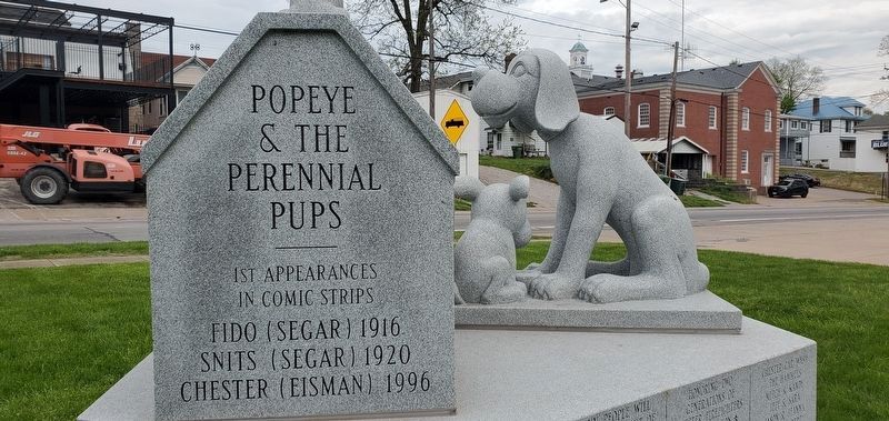Popeye & The Perinnial Pups. Click for full size. Popeye & The Perinnial Pups image. Click for full size.