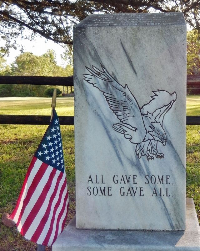 Kite Community Veterans Memorial (<i>front</i>) image. Click for full size.