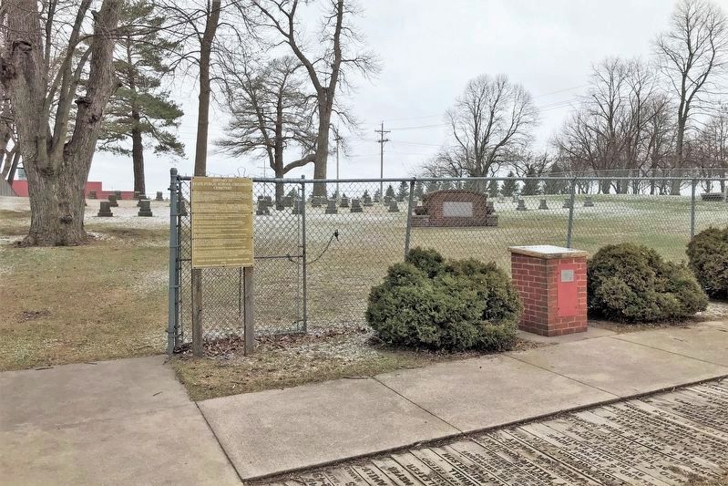 History of the State Public School Children�s Cemetery and Marker image. Click for full size.