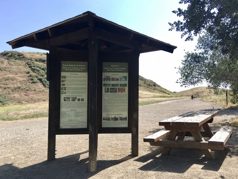Upper Las Virgenes Canyon Marker. Click for full size. Upper Las Virgenes Canyon Marker image. Click for full size.