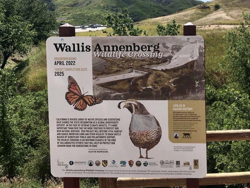 Wallace Annenburg Wildlife Crossing. Click for full size. Wallace Annenburg Wildlife Crossing image. Click for full size.