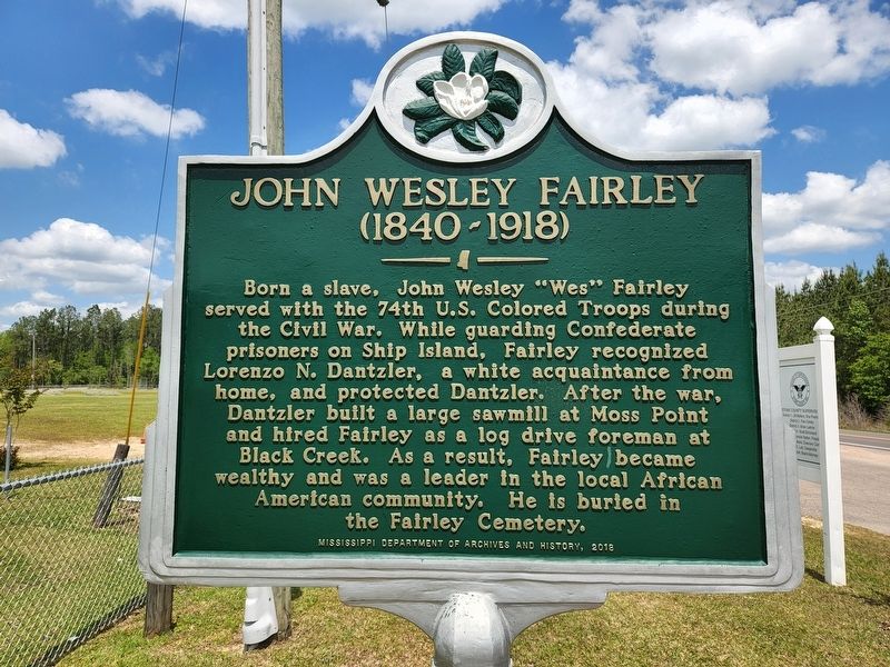 John Wesley Fairley Marker image. Click for full size.