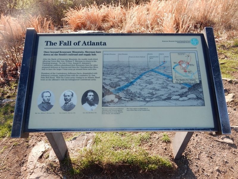 The Fall of Atlanta Marker image. Click for full size.