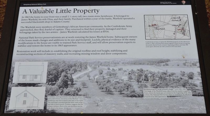 A Valuable Little Property Marker image. Click for full size.