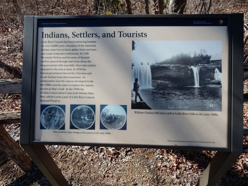 Indians, Settlers, and Tourists Marker image. Click for full size.