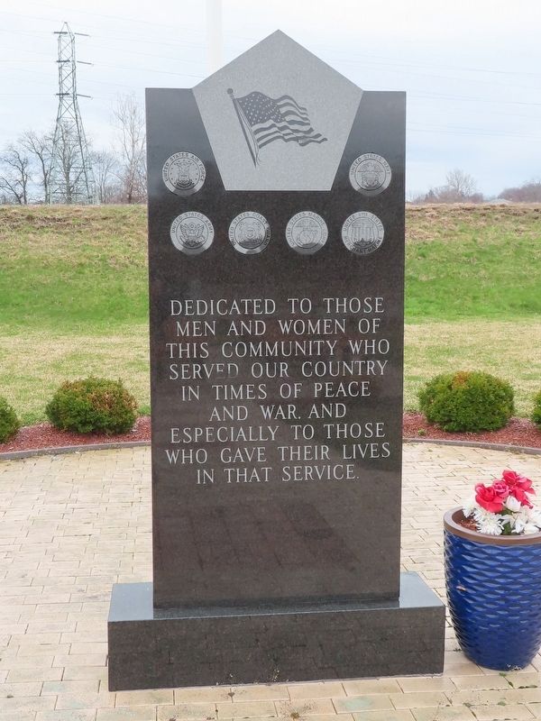 Woonsocket Veterans Monument image. Click for full size.