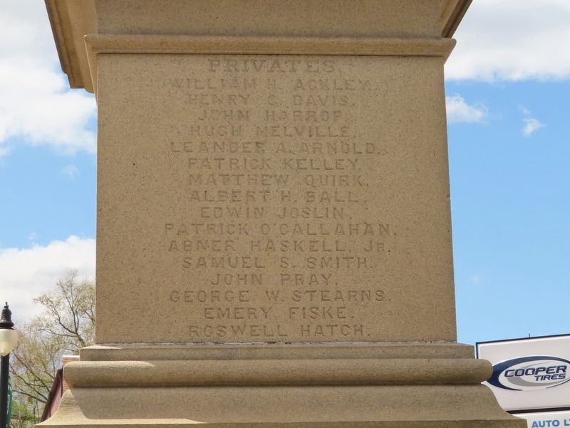Woonsocket Civil War Memorial image. Click for full size.