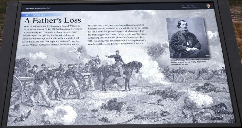 A Father's Loss Marker. Click for full size. A Father's Loss Marker image. Click for full size.