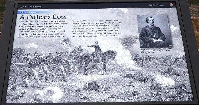 A Father's Loss Marker image. Click for full size.