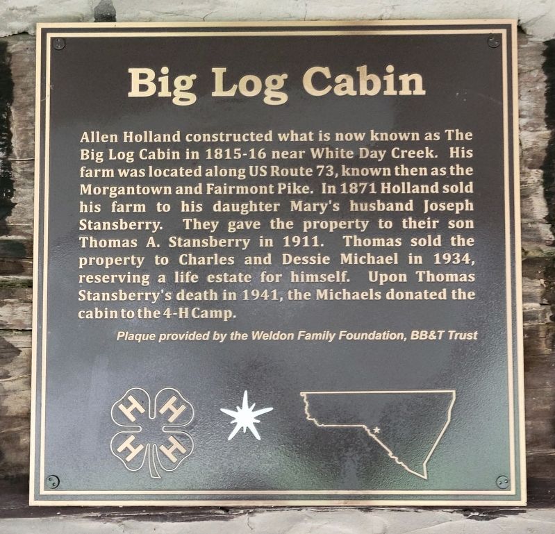 Big Log Cabin Marker image. Click for full size.