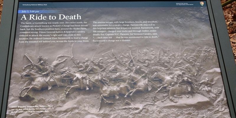 A Ride to Death Marker. Click for full size. A Ride to Death Marker image. Click for full size.