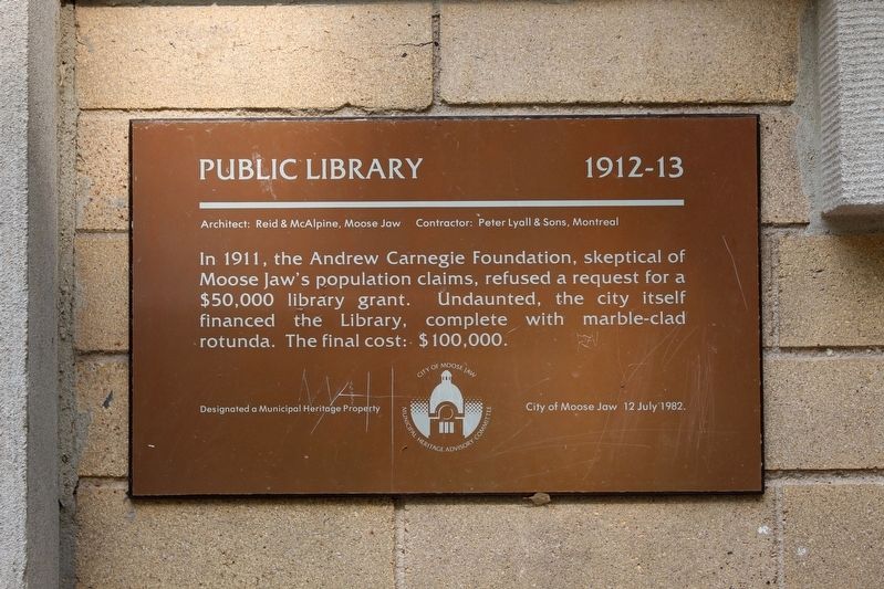 Public Library 1912-13 Marker image. Click for full size.