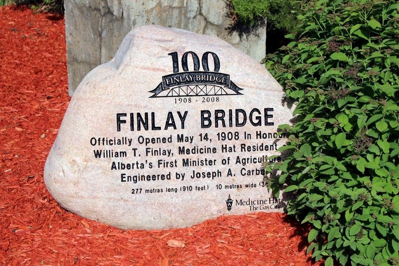 Finlay Bridge Marker image. Click for full size.