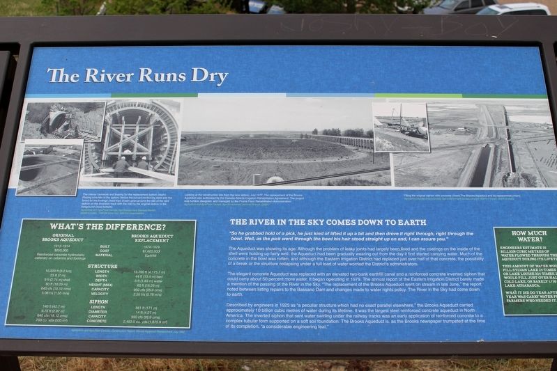 The River Runs Dry Marker image. Click for full size.