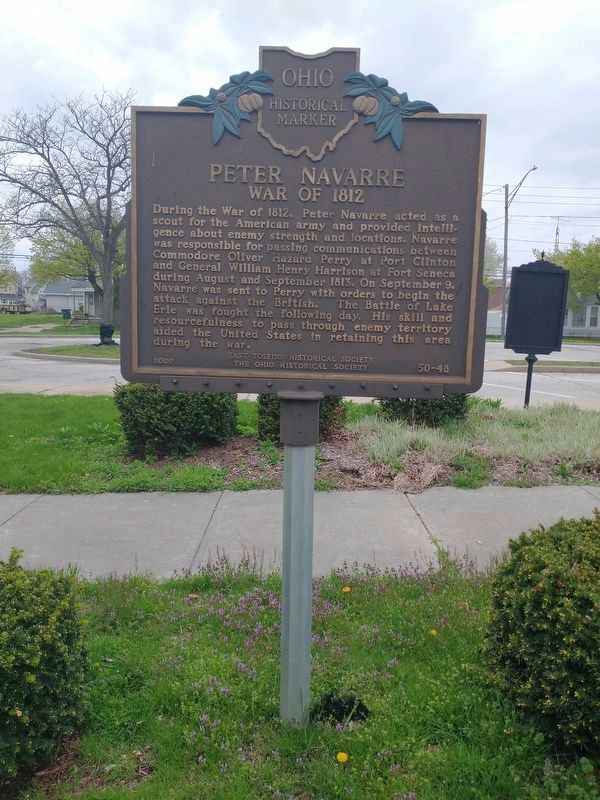 Peter Navarre Marker. Click for full size. Peter Navarre Marker image. Click for full size.