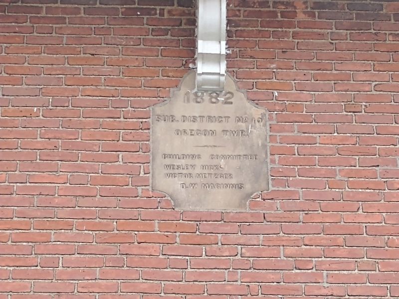 Brandville School Marker. Click for full size. Brandville School Marker image. Click for full size.