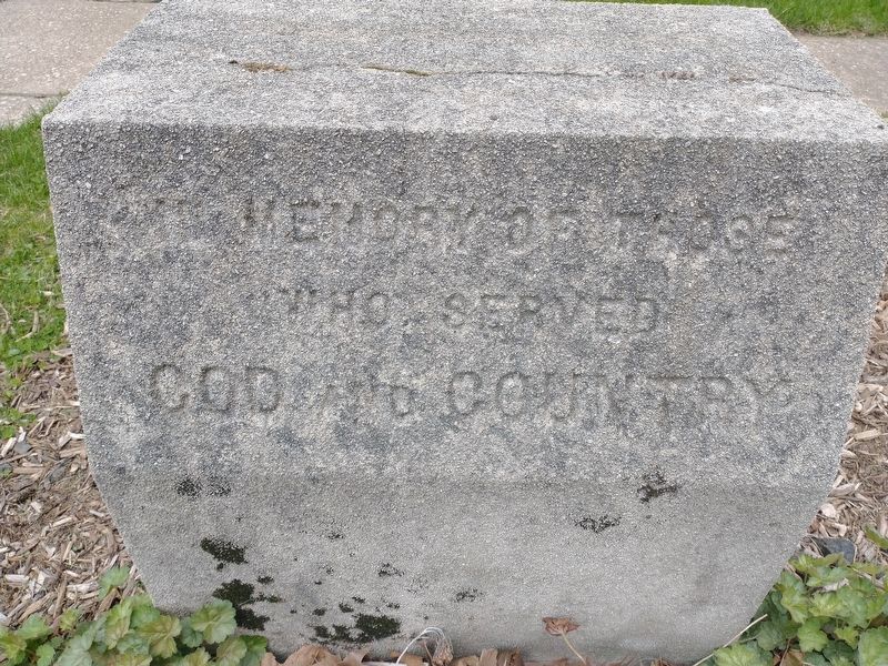 Calvin United Methodist Church Of Christ Veterans Memorial. Click for full size. Calvin United Methodist Church Of Christ Veterans Memorial image. Click for full size.