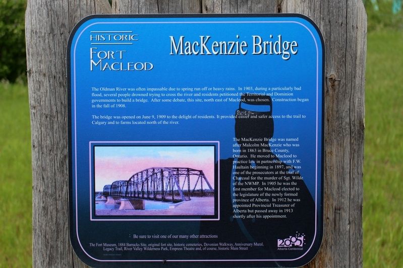 MacKenzie Bridge Marker image. Click for full size.
