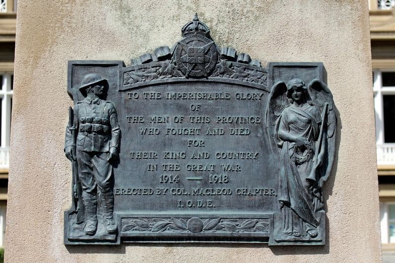 Calgary World War I Memorial image. Click for full size.