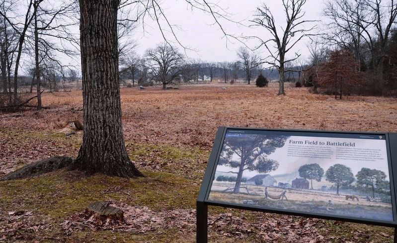 Farm Field to Battlefield Marker image. Click for full size.