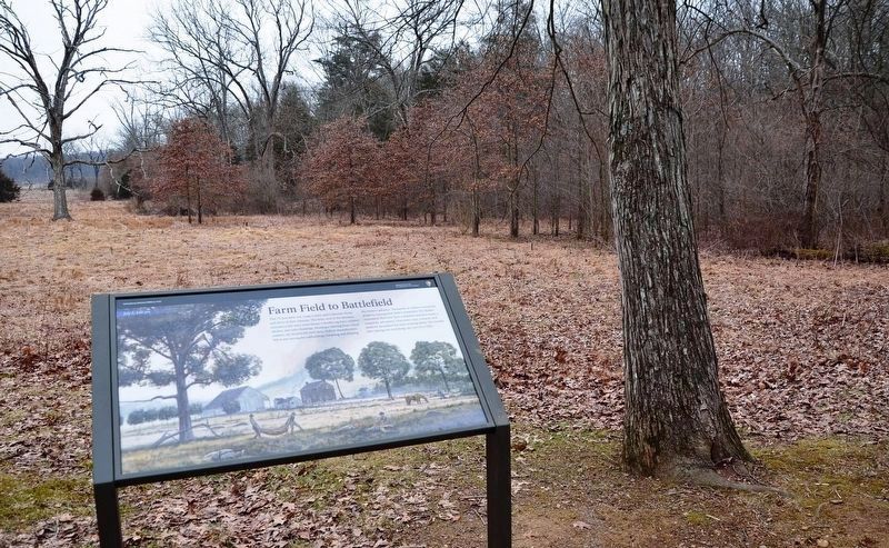 Farm Field to Battlefield Marker image. Click for full size.