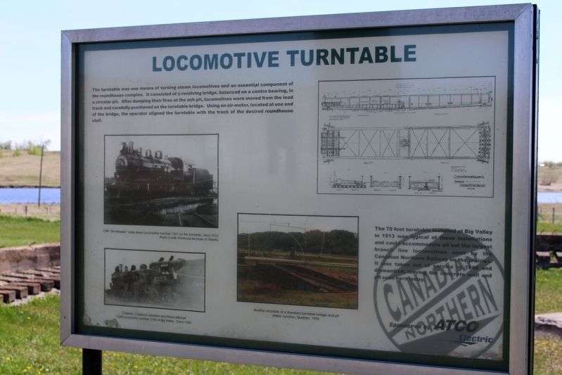 Locomotive Turntable Marker image. Click for full size.