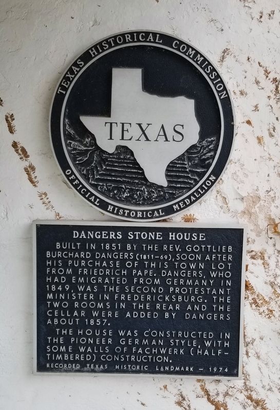 Dangers Stone House Marker image. Click for full size.