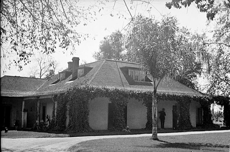 Rancho Las Tunas Adobe image. Click for full size.