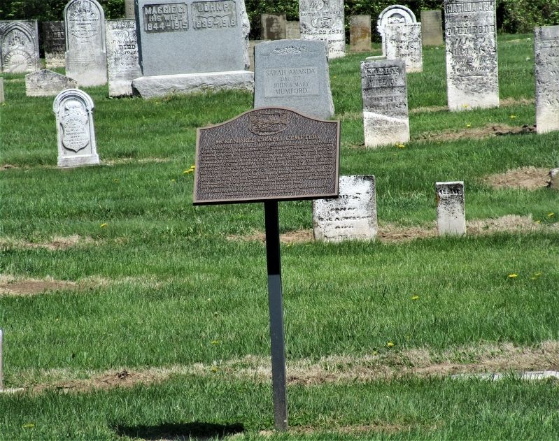 McKendree Chapel Cemetery Marker image. Click for full size.