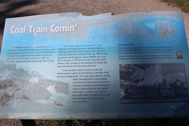 Coal Train Comin' Marker image. Click for full size.