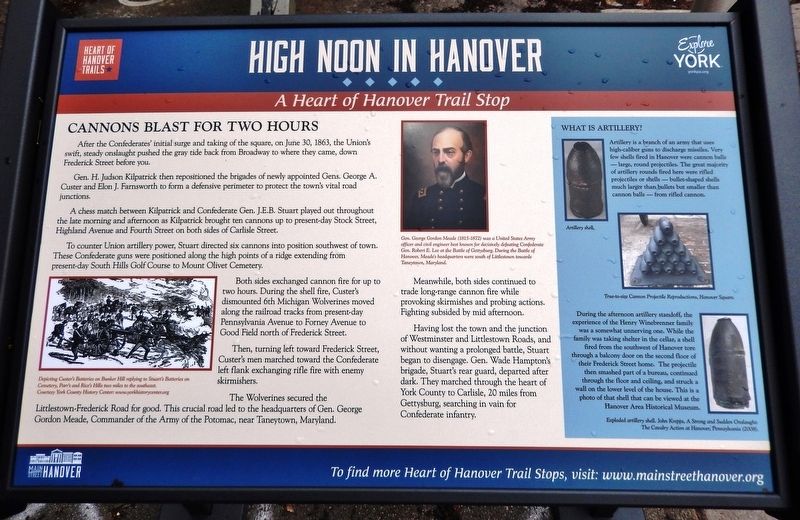 High Noon in Hanover Marker image. Click for full size.