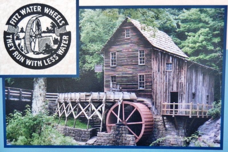 Marker detail: Glade Creek Mill, Babcock State Park, Clifftop, West Virginia image. Click for full size.