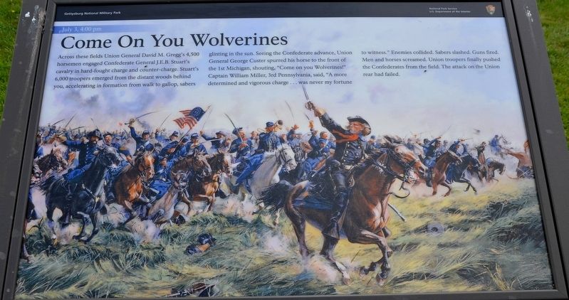 Come on You Wolverines Marker image. Click for full size.