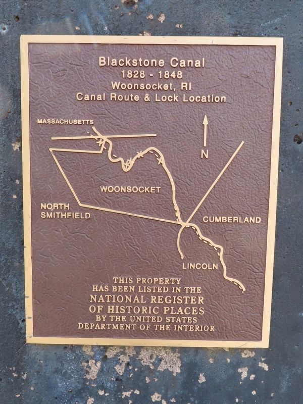 Blackstone Canal Marker image. Click for full size.