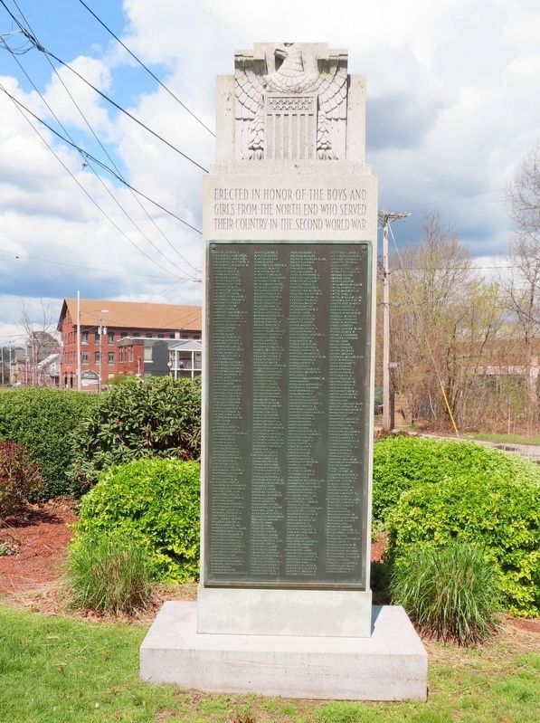 North End World War II Monument image. Click for full size.