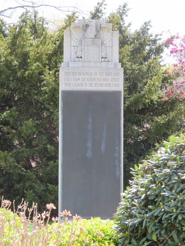 North End World War II Monument image. Click for full size.